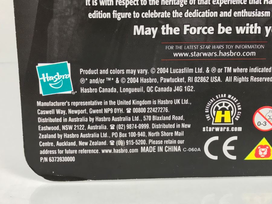 STAR WARS Darth Vader Hasbro 85428 2004 New On Card [Photo 11]