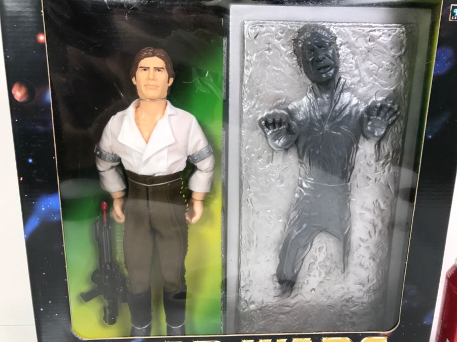 STAR WARS Han Solo and Carbonite Block With Frozen Han Solo Kenner Hasbro 1998 57105 New In Box [Photo 2]