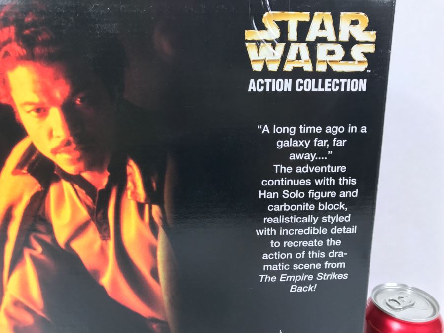 STAR WARS Han Solo and Carbonite Block With Frozen Han Solo Kenner Hasbro 1998 57105 New In Box [Photo 14]