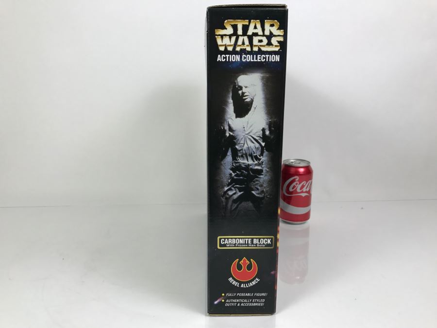 STAR WARS Han Solo and Carbonite Block With Frozen Han Solo Kenner Hasbro 1998 57105 New In Box [Photo 11]