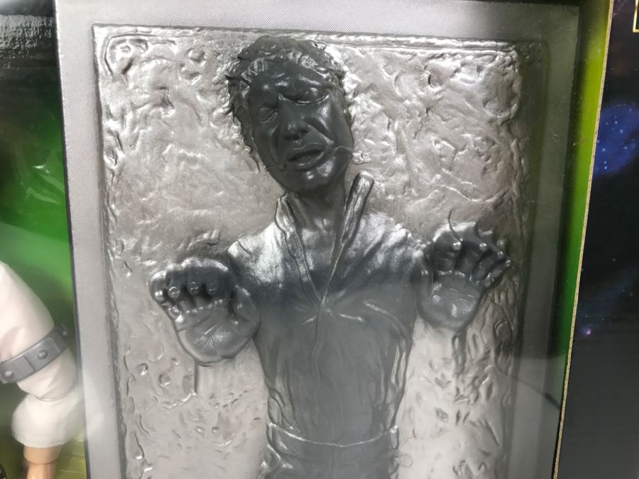 STAR WARS Han Solo and Carbonite Block With Frozen Han Solo Kenner Hasbro 1998 57105 New In Box [Photo 4]