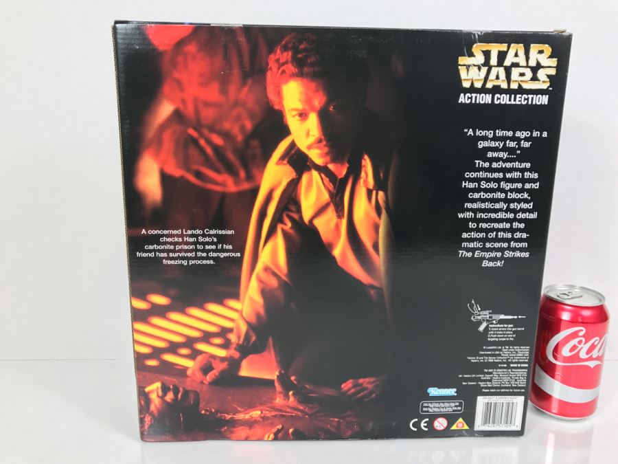 STAR WARS Han Solo and Carbonite Block With Frozen Han Solo Kenner Hasbro 1998 57105 New In Box [Photo 13]