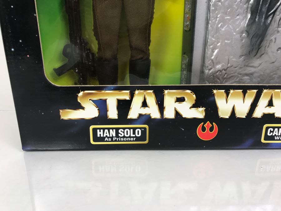 STAR WARS Han Solo and Carbonite Block With Frozen Han Solo Kenner Hasbro 1998 57105 New In Box [Photo 7]