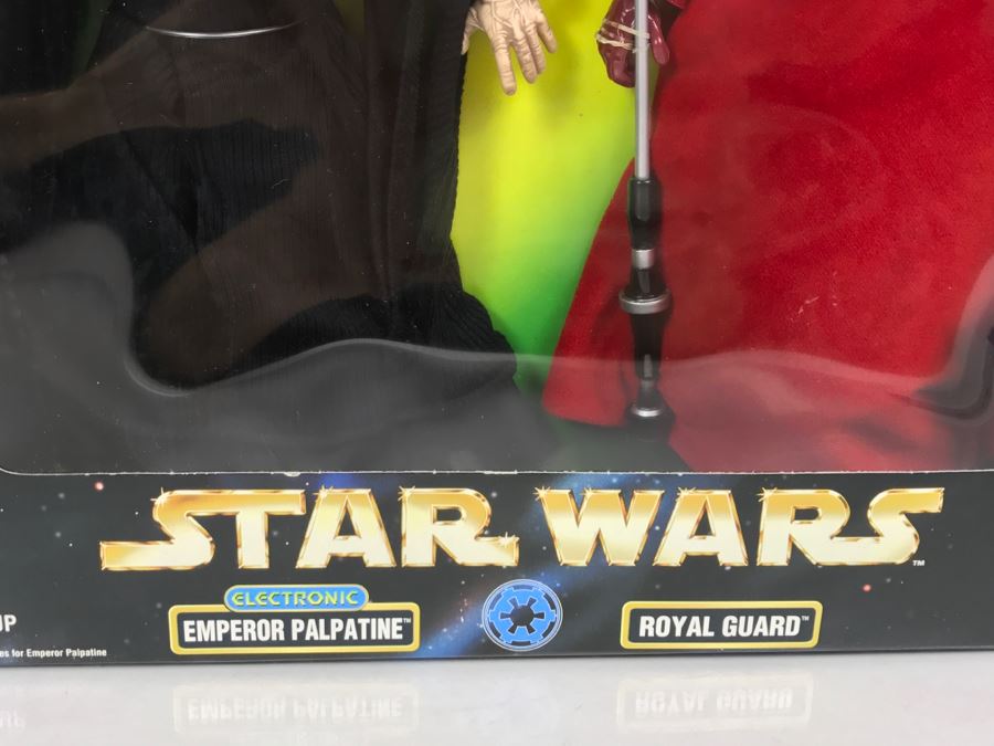 STAR WARS Electronic Emperor Palpatine And Royal Guard Kenner Hasbro 1998 57107 New In Box [Photo 8]