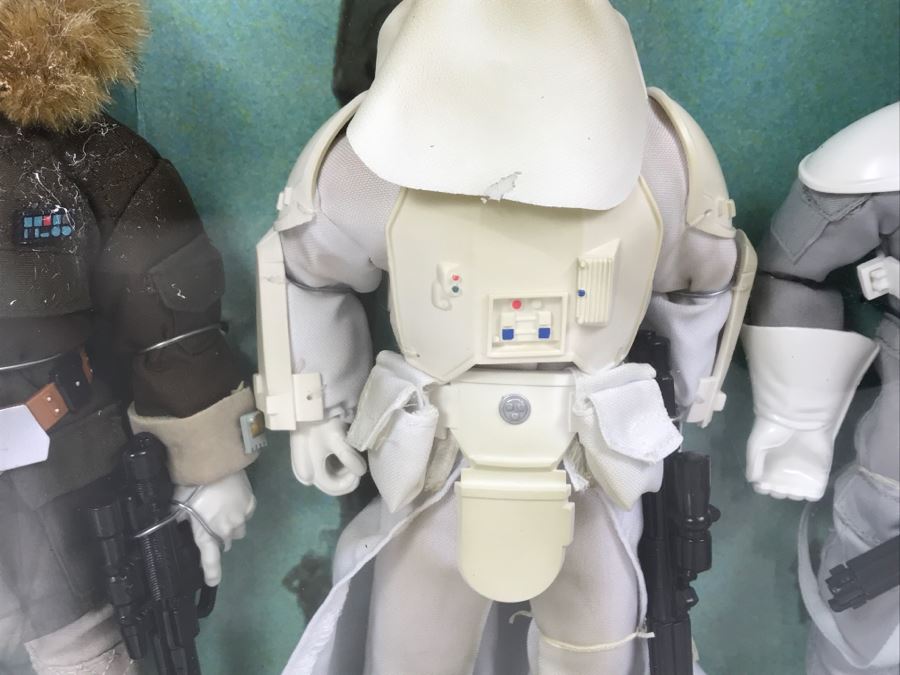 STAR WARS Action Collection Figure Pack With Luke Skywalker, Hans Solo, Snowtrooper And AT-AT Driver Kenner Hasbro 57109 1998 New In Box [Photo 17]