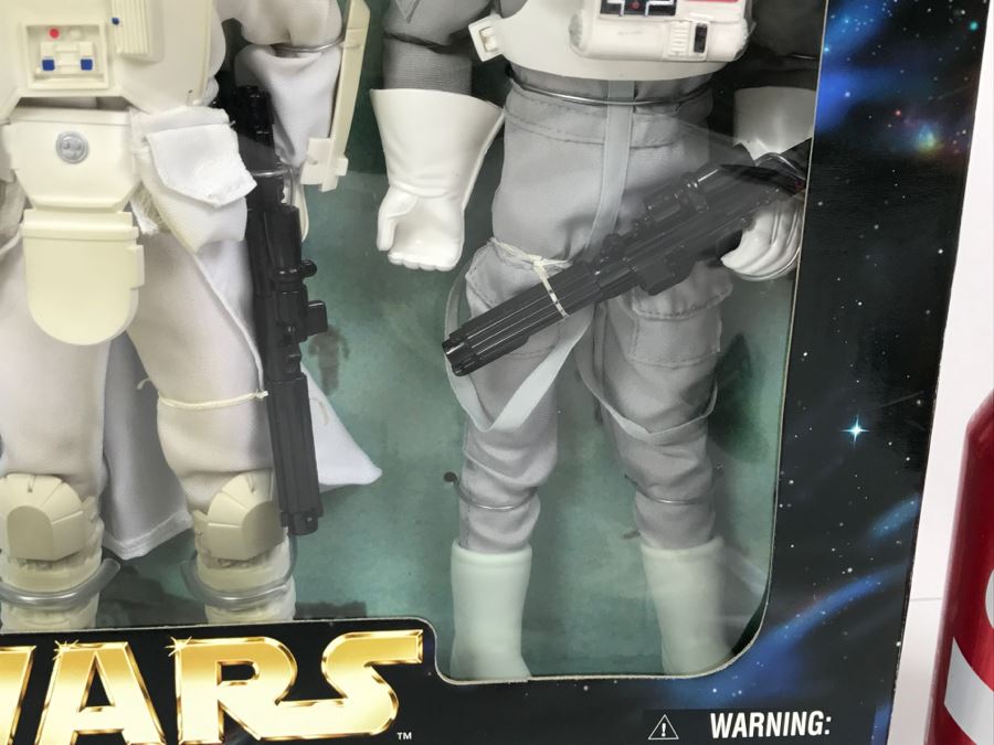 STAR WARS Action Collection Figure Pack With Luke Skywalker, Hans Solo, Snowtrooper And AT-AT Driver Kenner Hasbro 57109 1998 New In Box [Photo 19]