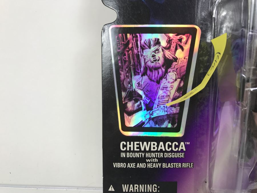 STAR WARS Shadows Of The Empire Chewbacca In Bounty Hunter Disguise With Vibro Axe And Heavy Blaster Rifle Kenner Hasbro 1996 96905/69562 [Photo 8]