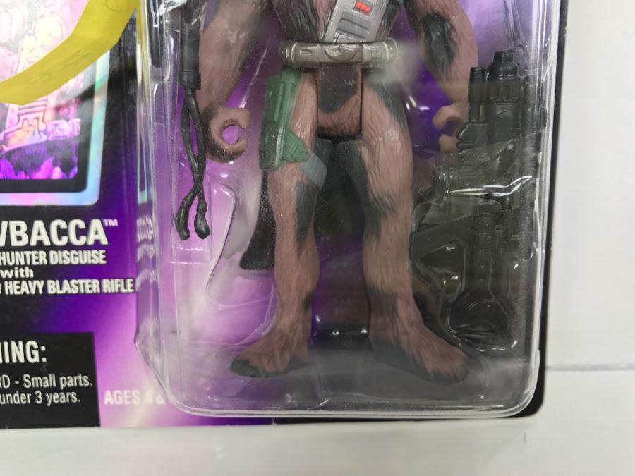 STAR WARS Shadows Of The Empire Chewbacca In Bounty Hunter Disguise With Vibro Axe And Heavy Blaster Rifle Kenner Hasbro 1996 96905/69562 [Photo 7]