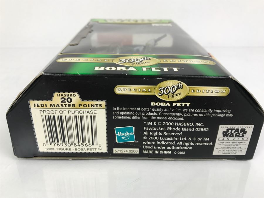 STAR WARS Special Edition 300th Figure Boba Fett Hasbro 2000 84566 New In Box [Photo 12]