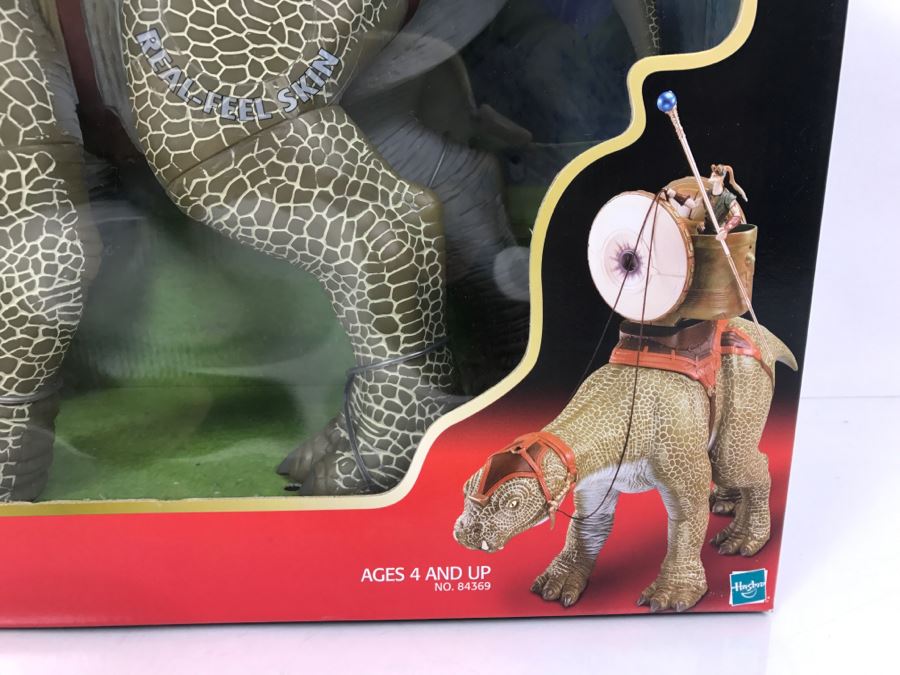 STAR WARS Episode 1 Fambaa With Shield Generator and Gungan Warrior Hasbro 1999 84369 New In Box [Photo 7]