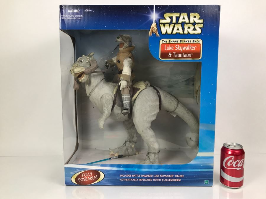 STAR WARS The Empire Strikes Back Luke Skywalker And Tauntaun Hasbro 2002 32516 New In Box