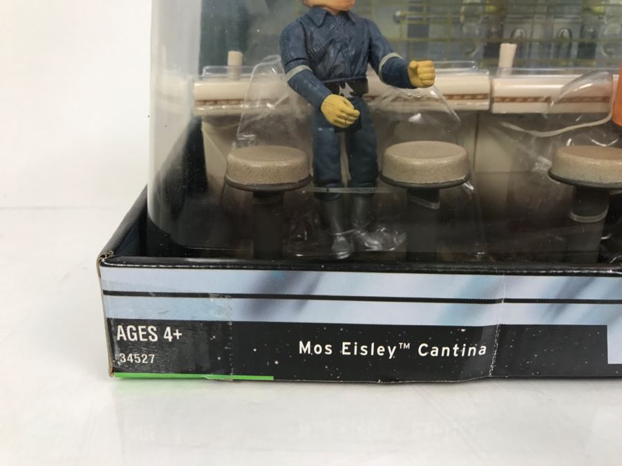 STAR WARS Mos Eisley Cantina Scene 2 Obi-Wan Kenobi, Ponda Baba, And Zutton Hasbro 2004 34527 New In Box [Photo 6]