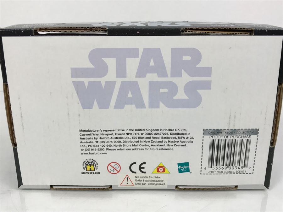 STAR WARS Scene 4 Jedi High Council Shaak Ti, Agen Kolar, And Stass Allie Hasbro 2004 32163 New In Box [Photo 13]