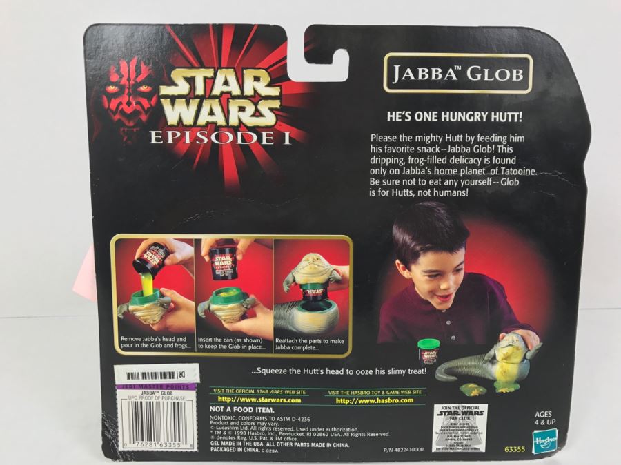 STAR WARS Episode 1 Jabba Glob Hasbro 1998 63355 [Photo 11]
