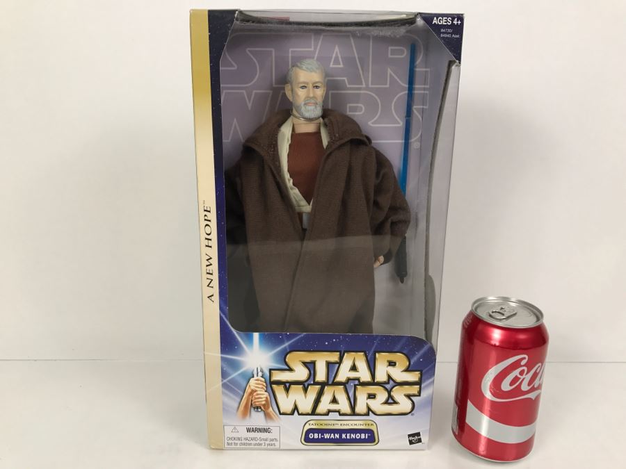STAR WARS A New Hope Tatooine Encounter Obi-Wan Kenobi Hasbro 2003 84730/84940 New In Box [Photo 2]