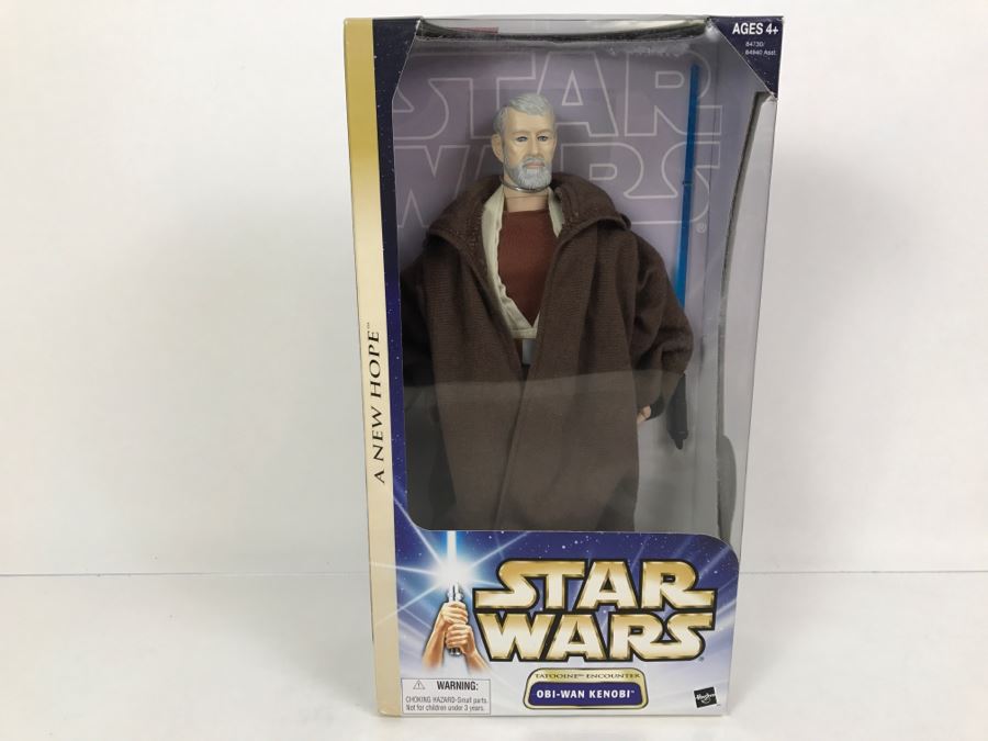STAR WARS A New Hope Tatooine Encounter Obi-Wan Kenobi Hasbro 2003 84730/84940 New In Box [Photo 1]