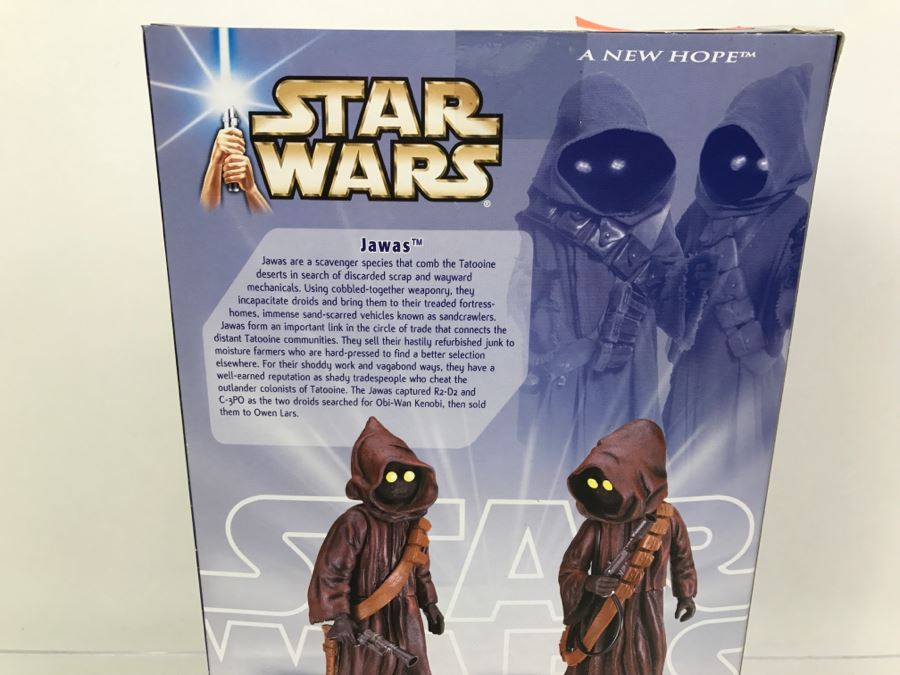STAR WARS A New Hope Tatooine Scavengers Jawas Hasbro 2003 84728/84940 New In Box [Photo 9]