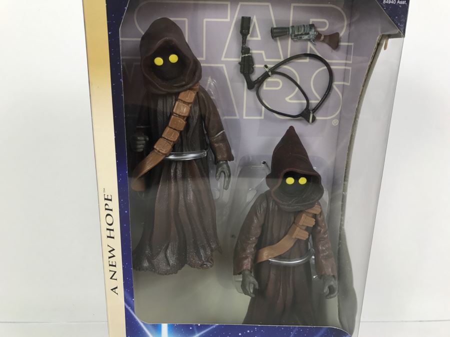 STAR WARS A New Hope Tatooine Scavengers Jawas Hasbro 2003 84728/84940 New In Box [Photo 4]