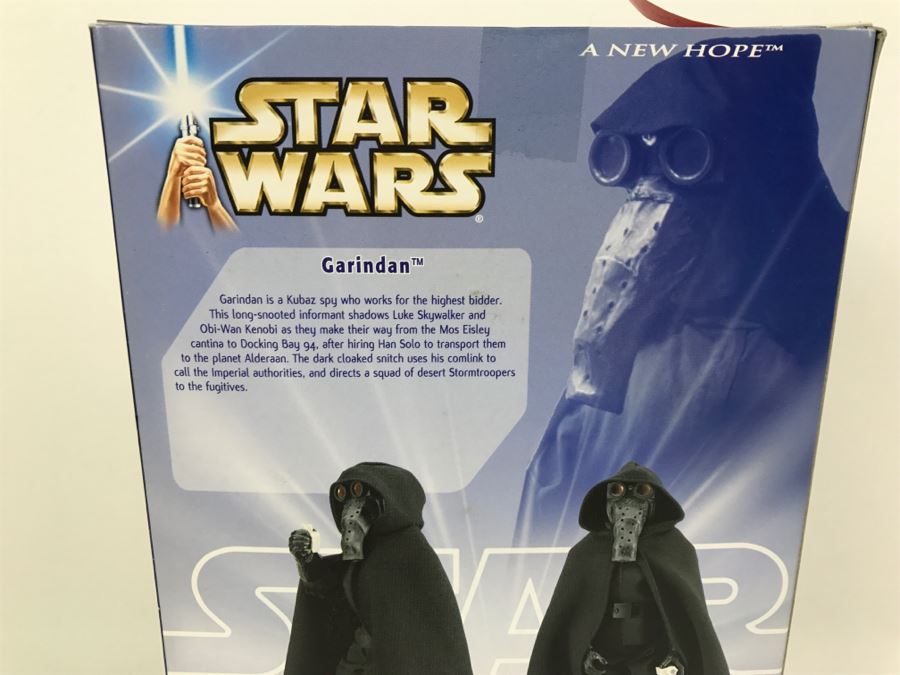 STAR WARS A New Hope Mos Eisley Cantina Garindan Hasbro 2003 84729/84940 New In Box [Photo 9]