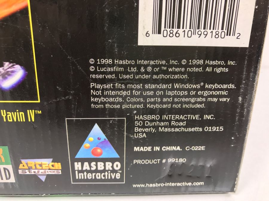 STAR WARS Millenium Falcon CD-Rom Playset Hasbro 1998 99180 New In Box [Photo 15]