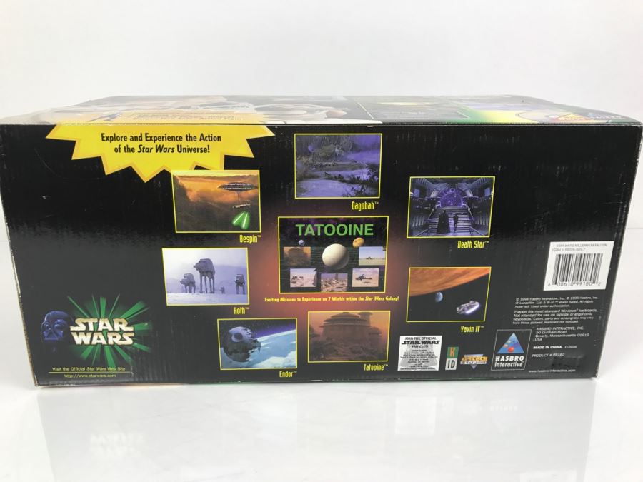 STAR WARS Millenium Falcon CD-Rom Playset Hasbro 1998 99180 New In Box [Photo 12]
