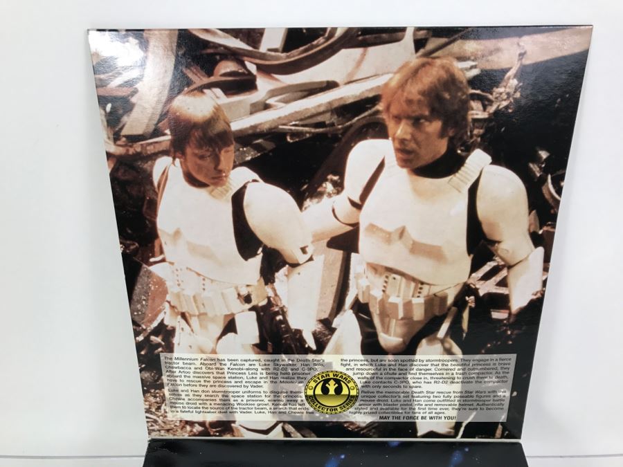 STAR WARS Collector Series Rebel Alliance Han Solo and Luke Skywalker In Stormtrooper Gear Limited Edition For KB Toys Kenner Hasbro 1996 27867 New In Box [Photo 7]