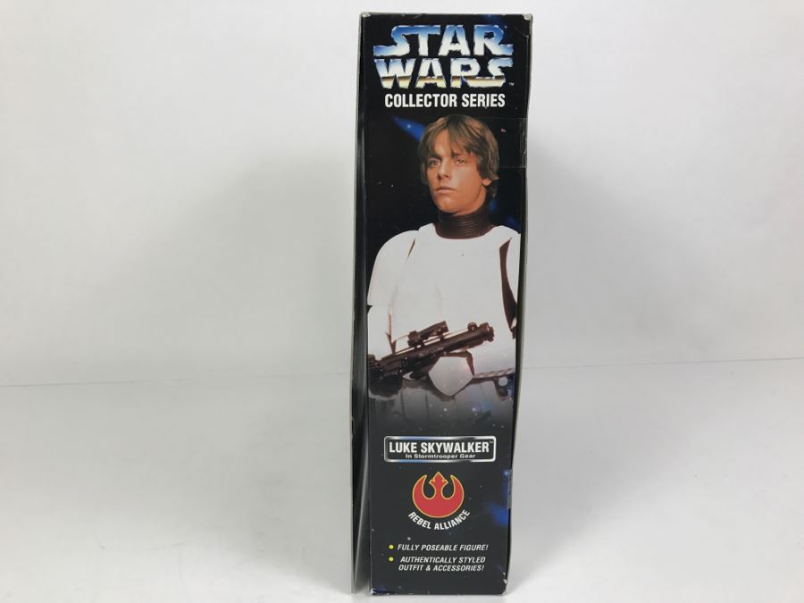 STAR WARS Collector Series Rebel Alliance Han Solo and Luke Skywalker In Stormtrooper Gear Limited Edition For KB Toys Kenner Hasbro 1996 27867 New In Box [Photo 17]