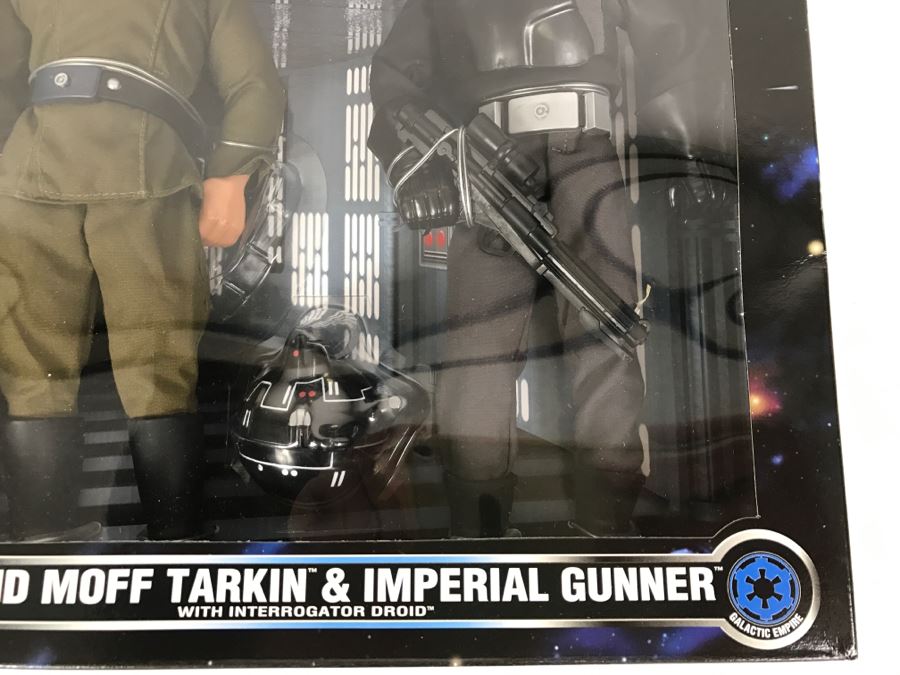 STAR WARS Collector Series Grand Moff Tarkin And Imperial Gunner With Interrogation Droid Kenner Hasbro 1997 27923 New In Box [Photo 12]