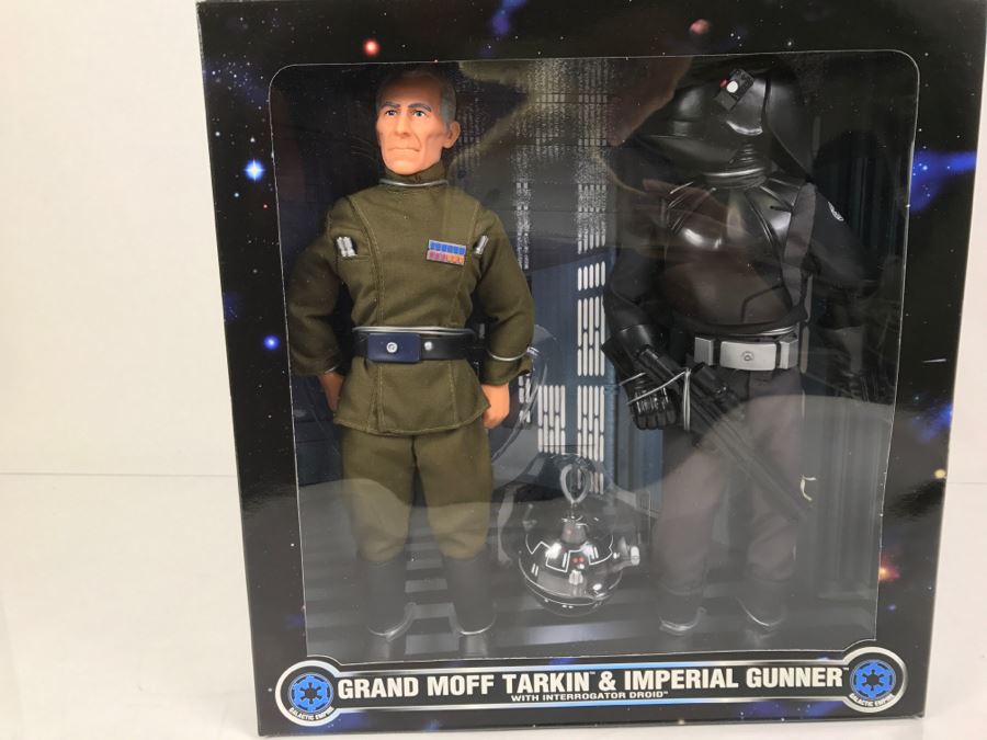 STAR WARS Collector Series Grand Moff Tarkin And Imperial Gunner With Interrogation Droid Kenner Hasbro 1997 27923 New In Box [Photo 13]