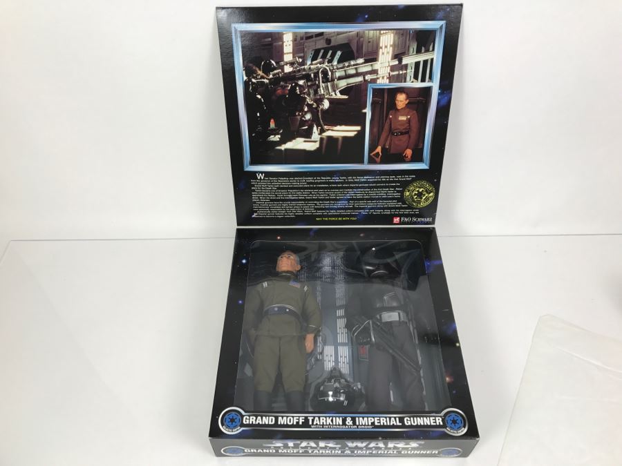 STAR WARS Collector Series Grand Moff Tarkin And Imperial Gunner With Interrogation Droid Kenner Hasbro 1997 27923 New In Box [Photo 1]