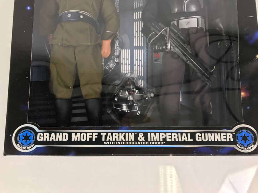 STAR WARS Collector Series Grand Moff Tarkin And Imperial Gunner With Interrogation Droid Kenner Hasbro 1997 27923 New In Box [Photo 7]