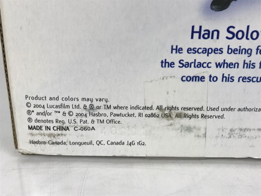 STAR WARS Return Of The Jedi Skirmish At Carkoon With Barada, Han Solo, Nikto Skiff Guard, and Klaatu Hasbro 2004 34511 New In Box [Photo 14]