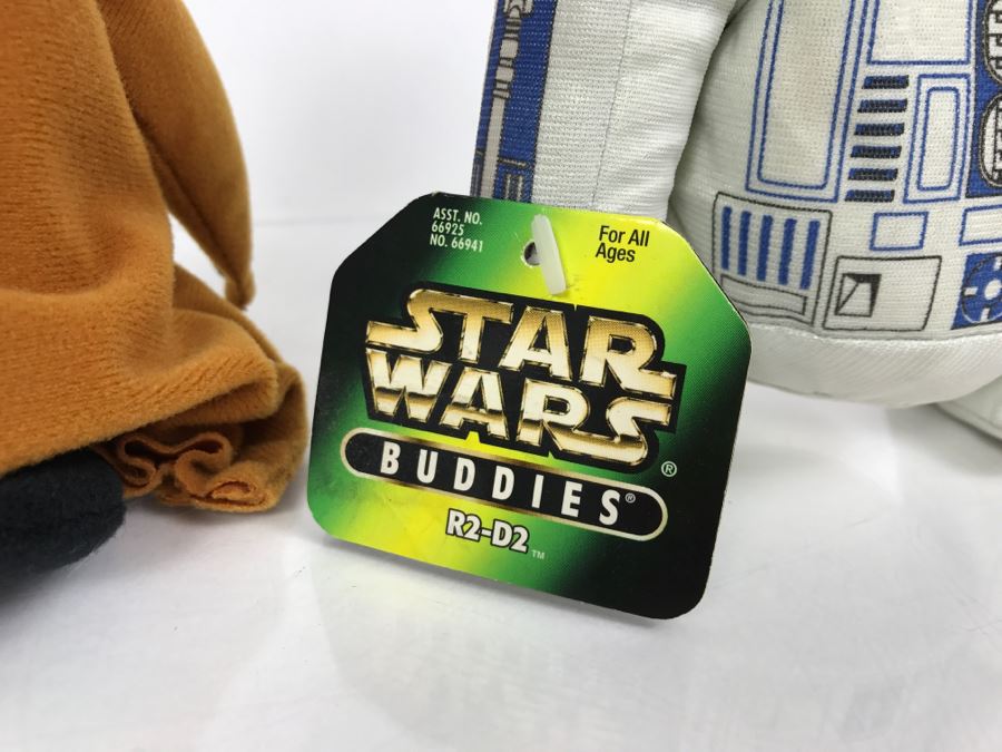 STAR WARS Buddies Jawa 66925/66928 and R2-D2 66925/66941 Kenner Hasbro 1997 New With Tags [Photo 3]