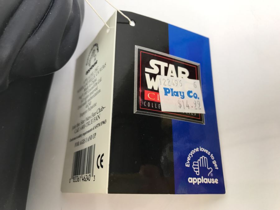 STAR WARS Classic Collectors Series Emperor Palpatine And Luke Skywalker With Yoda Applause 1995 New With Tags [Photo 10]