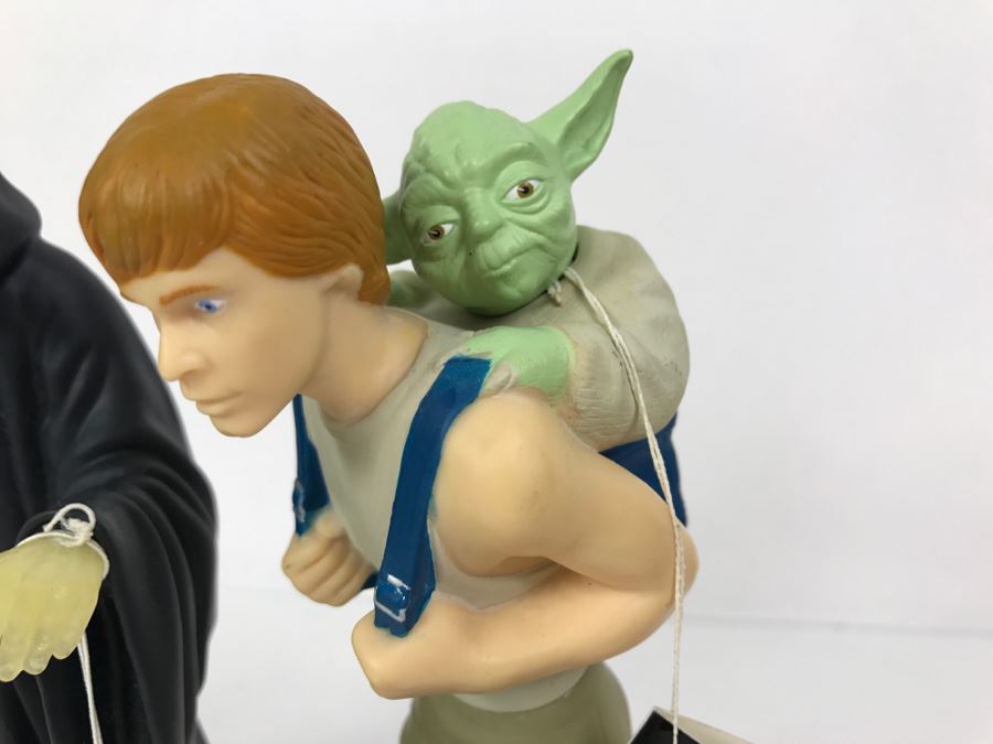 STAR WARS Classic Collectors Series Emperor Palpatine And Luke Skywalker With Yoda Applause 1995 New With Tags [Photo 4]