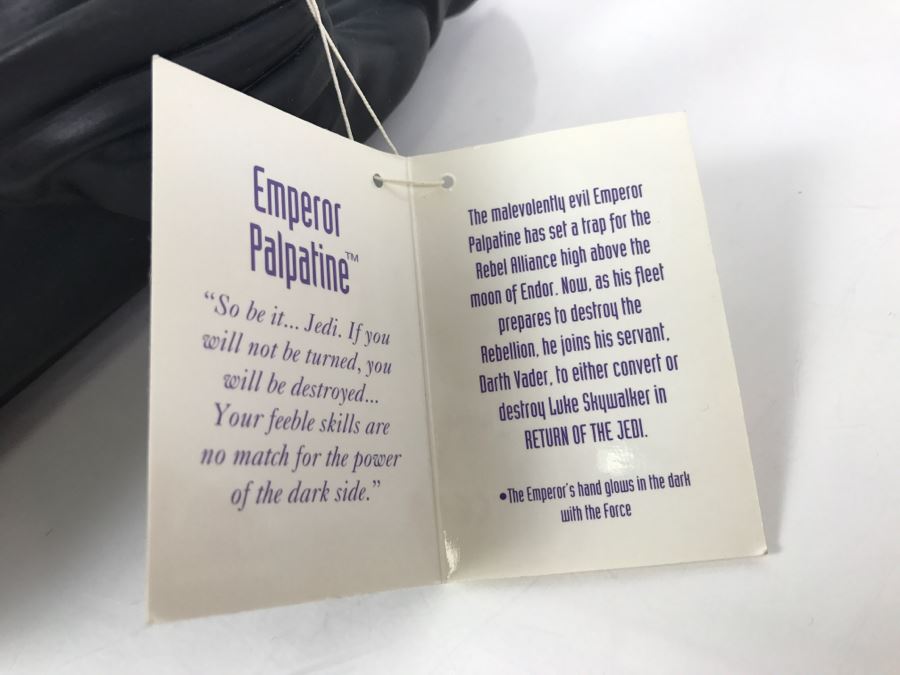 STAR WARS Classic Collectors Series Emperor Palpatine And Luke Skywalker With Yoda Applause 1995 New With Tags [Photo 11]