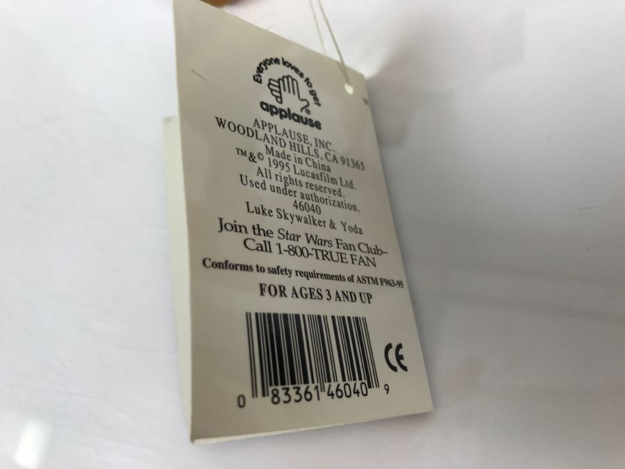 STAR WARS Classic Collectors Series Emperor Palpatine And Luke Skywalker With Yoda Applause 1995 New With Tags [Photo 7]