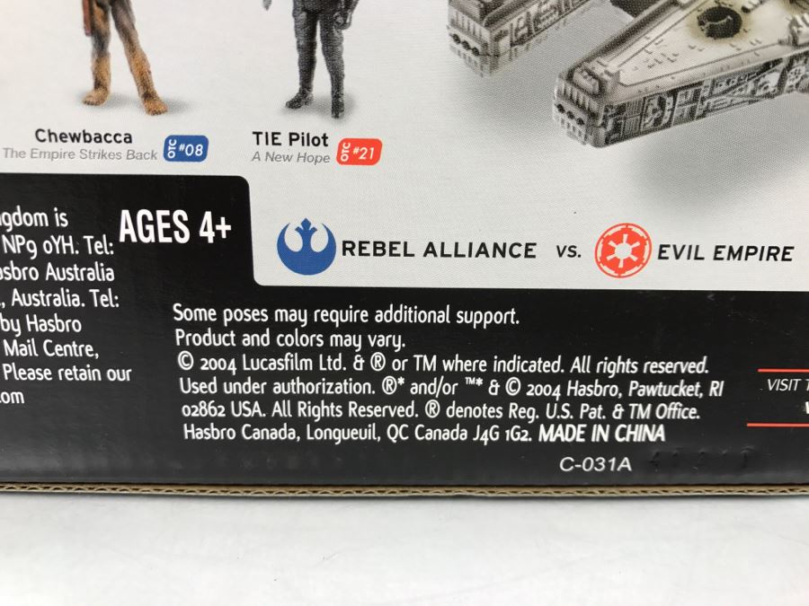 STAR WARS The Original Trilogy Collection Tie Fighter Hasbro 2004 85247/85245 New In Box [Photo 12]