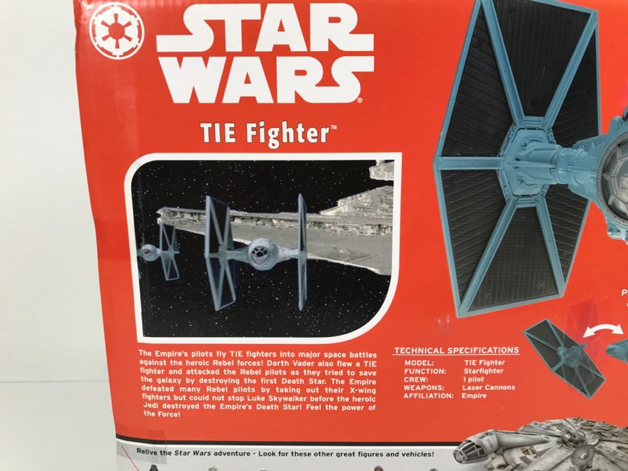 STAR WARS The Original Trilogy Collection Tie Fighter Hasbro 2004 85247/85245 New In Box [Photo 9]
