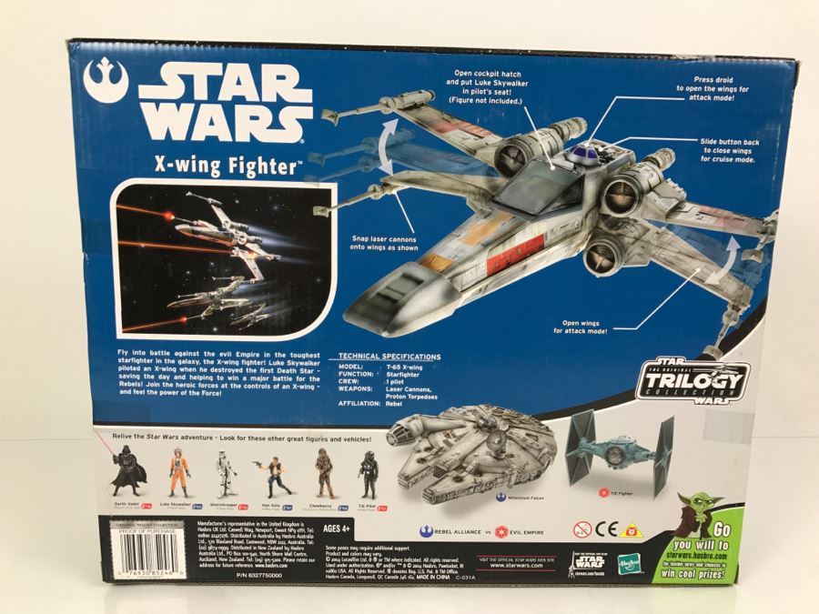 STAR WARS The Original Trilogy Collection X-Wing Fighter Hasbro 2004 85246/85245 New In Box [Photo 9]