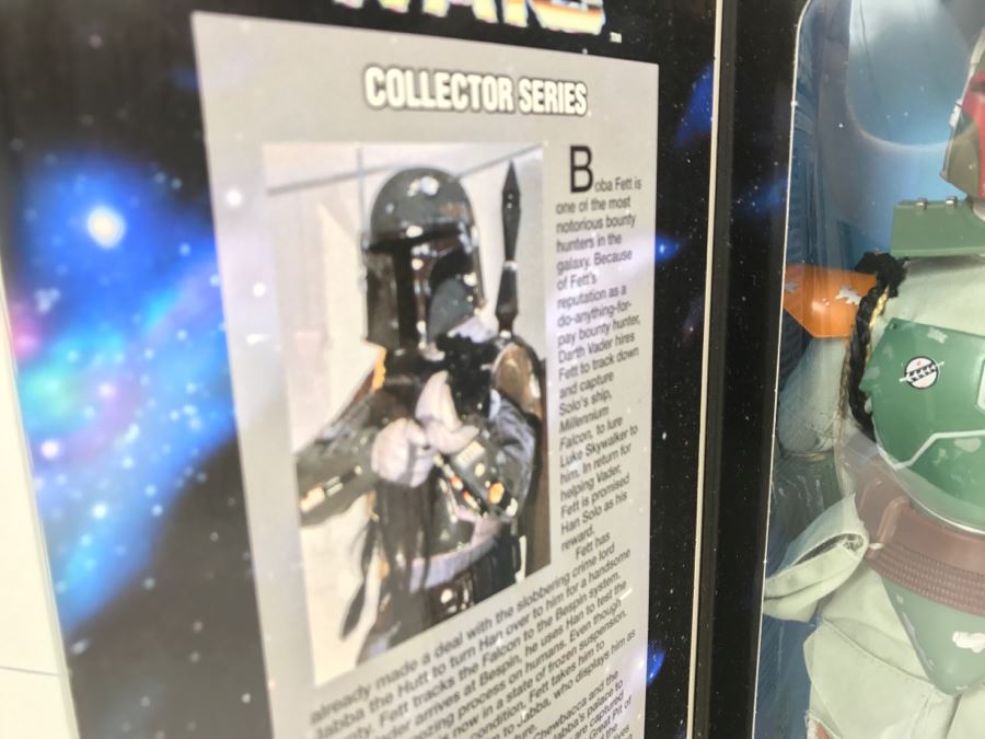 STAR WARS Collector Series Boba Fett Kenner Hasbro 1996 27693/27690 New In Box   [Photo 8]