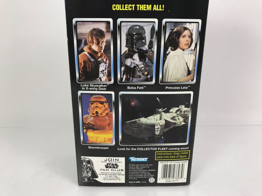 STAR WARS Collector Series Boba Fett Kenner Hasbro 1996 27693/27690 New In Box   [Photo 12]