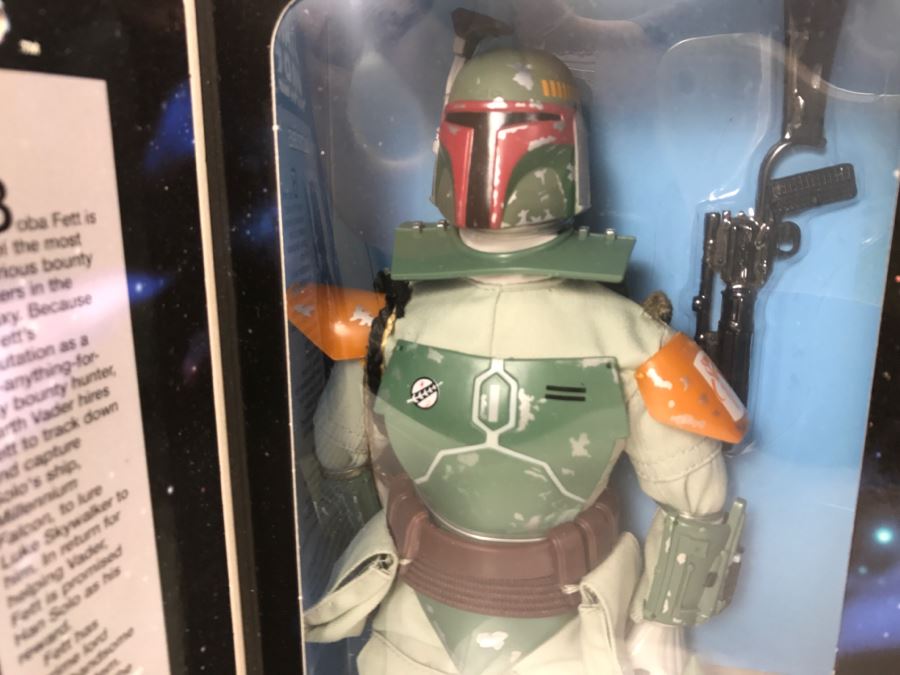 STAR WARS Collector Series Boba Fett Kenner Hasbro 1996 27693/27690 New In Box   [Photo 6]