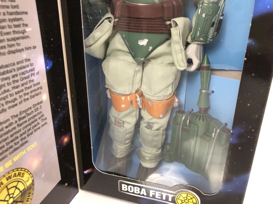 STAR WARS Collector Series Boba Fett Kenner Hasbro 1996 27693/27690 New In Box   [Photo 7]