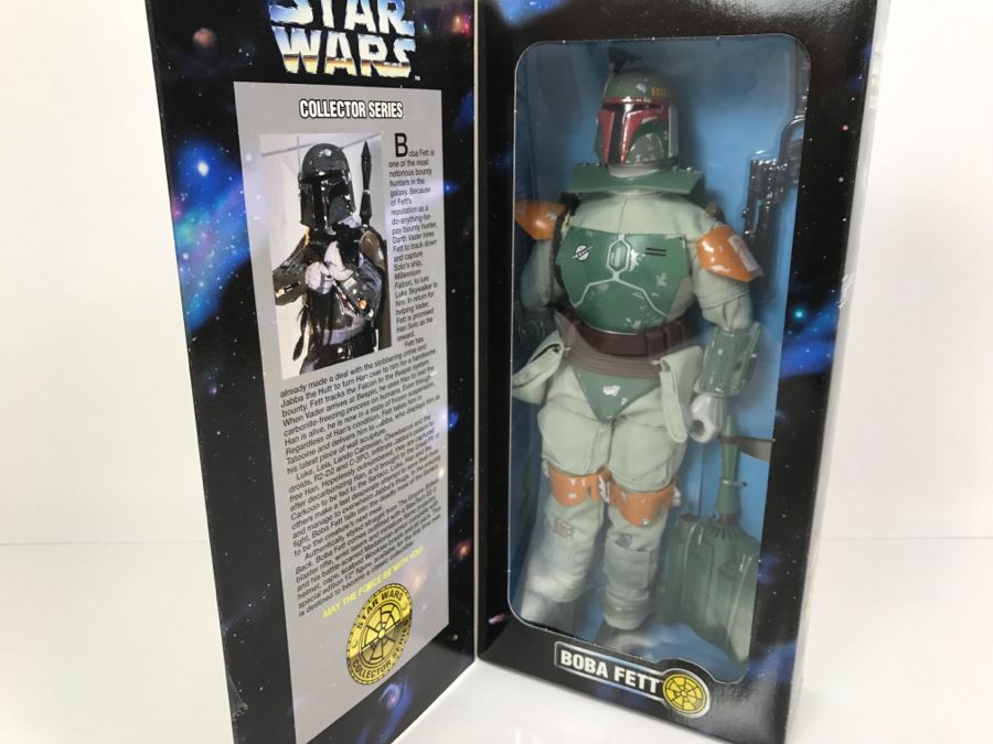 STAR WARS Collector Series Boba Fett Kenner Hasbro 1996 27693/27690 New In Box   [Photo 4]