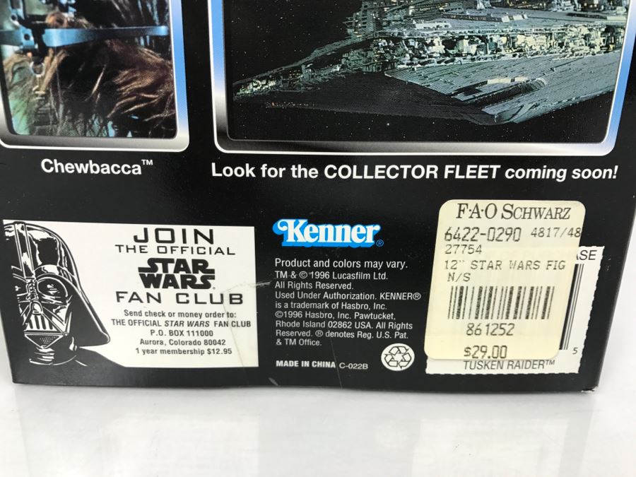 STAR WARS Collector Series Tusken Raider Kenner Hasbro 1996 27758/27754 New In Box   [Photo 13]