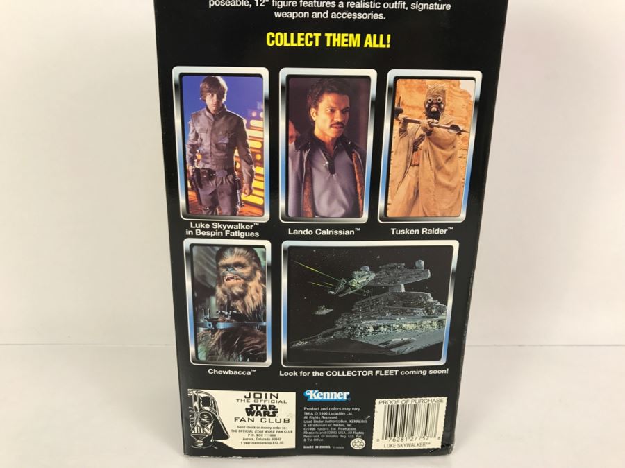 STAR WARS Collector Series Rebel Alliance Luke Skywalker In Bespin Fatigues Kenner Hasbro 1996 27757/27754 New In Box   [Photo 8]