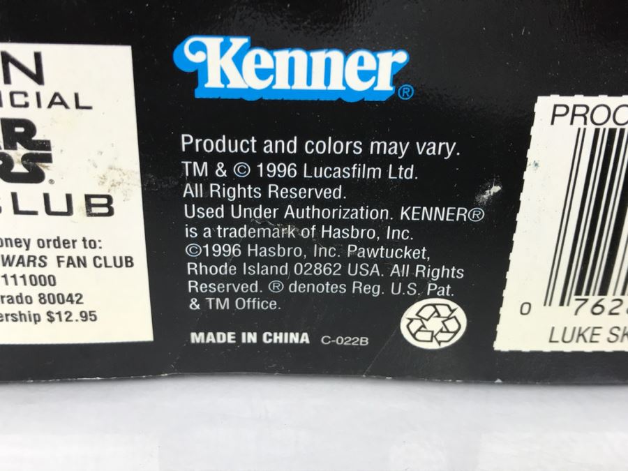 STAR WARS Collector Series Rebel Alliance Luke Skywalker In Bespin Fatigues Kenner Hasbro 1996 27757/27754 New In Box   [Photo 9]