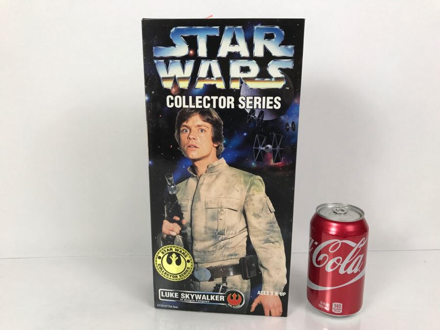 STAR WARS Collector Series Rebel Alliance Luke Skywalker In Bespin Fatigues Kenner Hasbro 1996 27757/27754 New In Box  