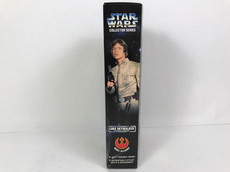 STAR WARS Collector Series Rebel Alliance Luke Skywalker In Bespin Fatigues Kenner Hasbro 1996 27757/27754 New In Box   [Photo 5]